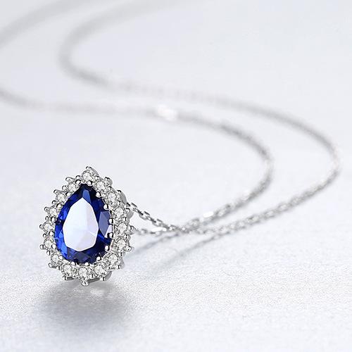 Hot Selling Trendy Silver S925 Necklace for Women Rhodium Diamond Clavicle Chain Pendant for Weddings Other Special Fashion