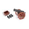 MOC Military Building Blocks Figure Napoleon Wars Soldier Accessories Weapon Cannon Sandbag Army Pirate Mini Brick gift X003 DIY