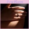 Titanium Steel Wooden Grain Ring With Resin Coating For Men And Women Fashion Jewelry