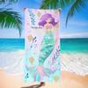 1pc Mermaid Design Microfiber Beach Towel - Quick-Dry, Sand-Free, Large Lightweight Absorbent Compact Travel Towel for Pool,