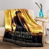 Vintage Filmplakat Kunstdecke für alle Jahreszeiten Decke Mittagspause Überwurf Geschenk