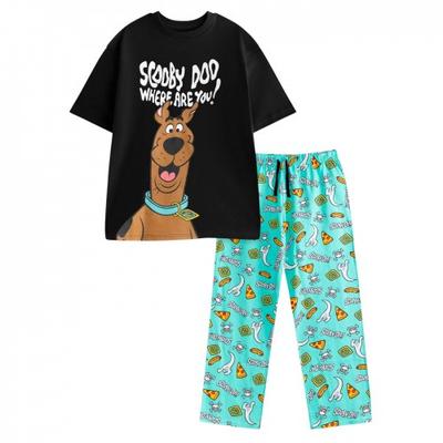 Mens Character Short-Sleeved Long Pyjama Set
