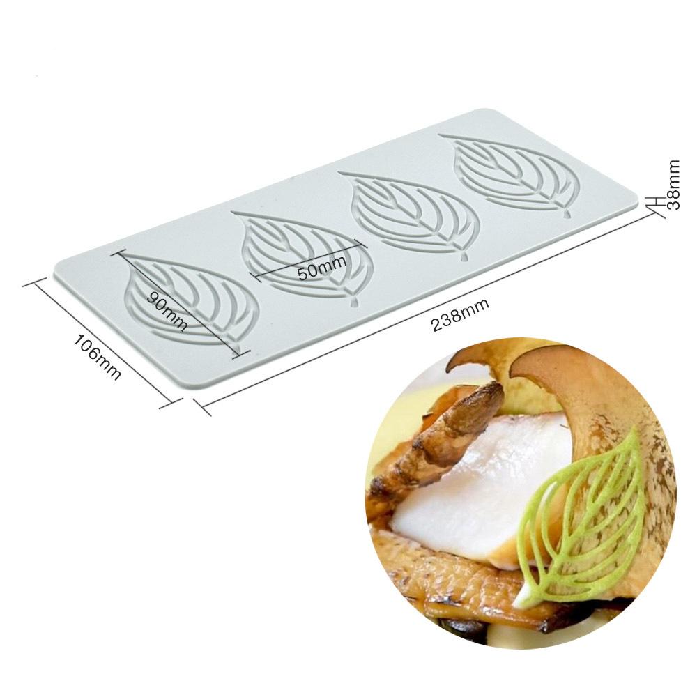 Multi-style Cake Lace Cushion Love Bubble Leaf Molecular Cuisine Creative Chinese Food Plate Silicone Mold Kitchen Baking Tool