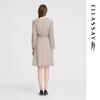 ELLASSAY Women's Mulberry Silk V-Neck Dress