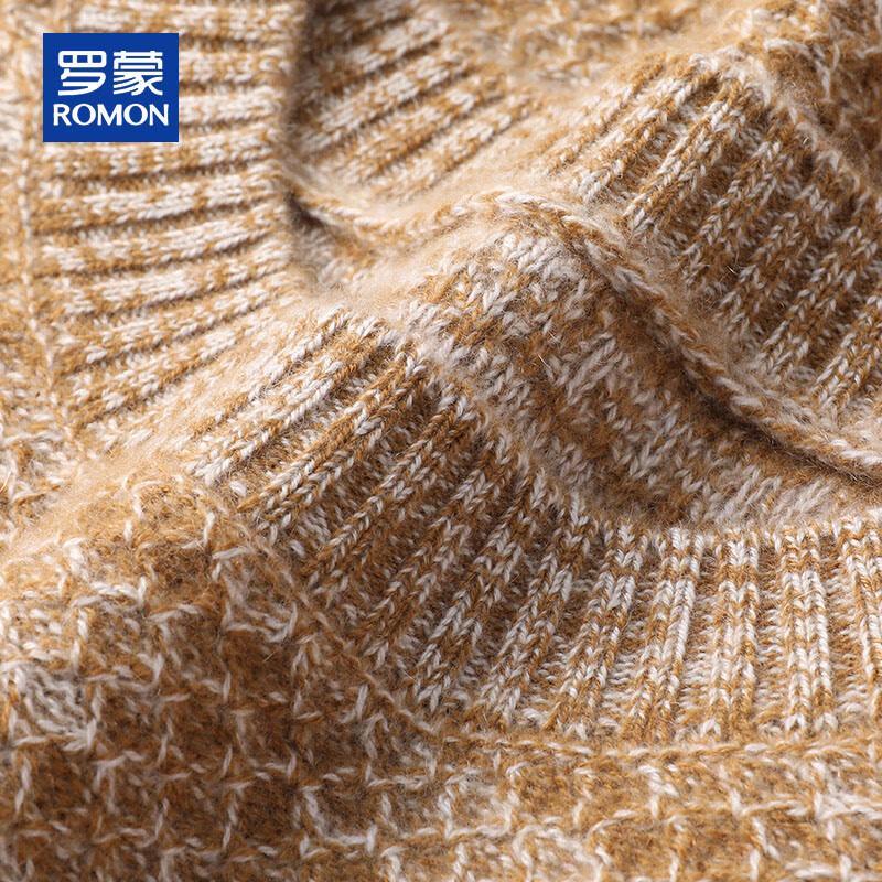 ROMON Men's Pure Cashmere Round Neck Sweater