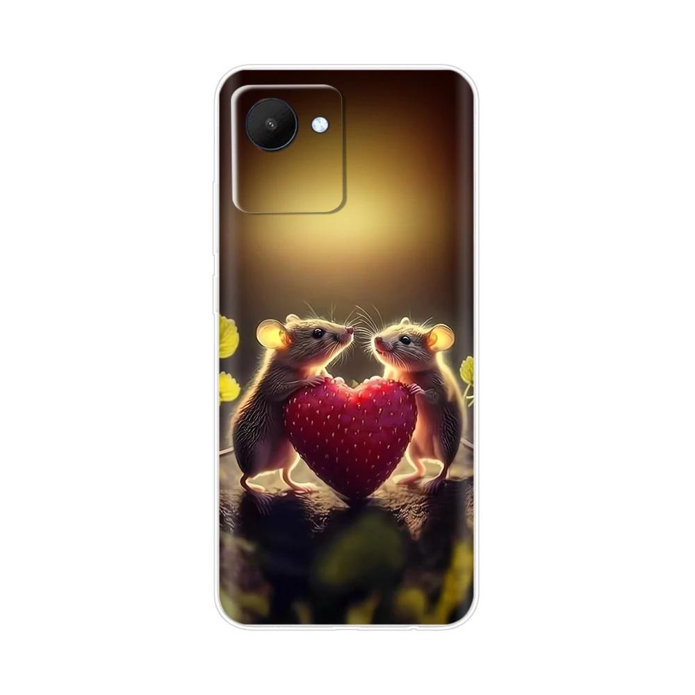 Etui Torba na Telefon Komórkowy Do Realme C30 Etui RealmeC30S Pokrowiec Do OPPO Realme C30S C30 s RealmeC30 Miękki Przezroczysty Silikonowy Tylny Pokrowiec