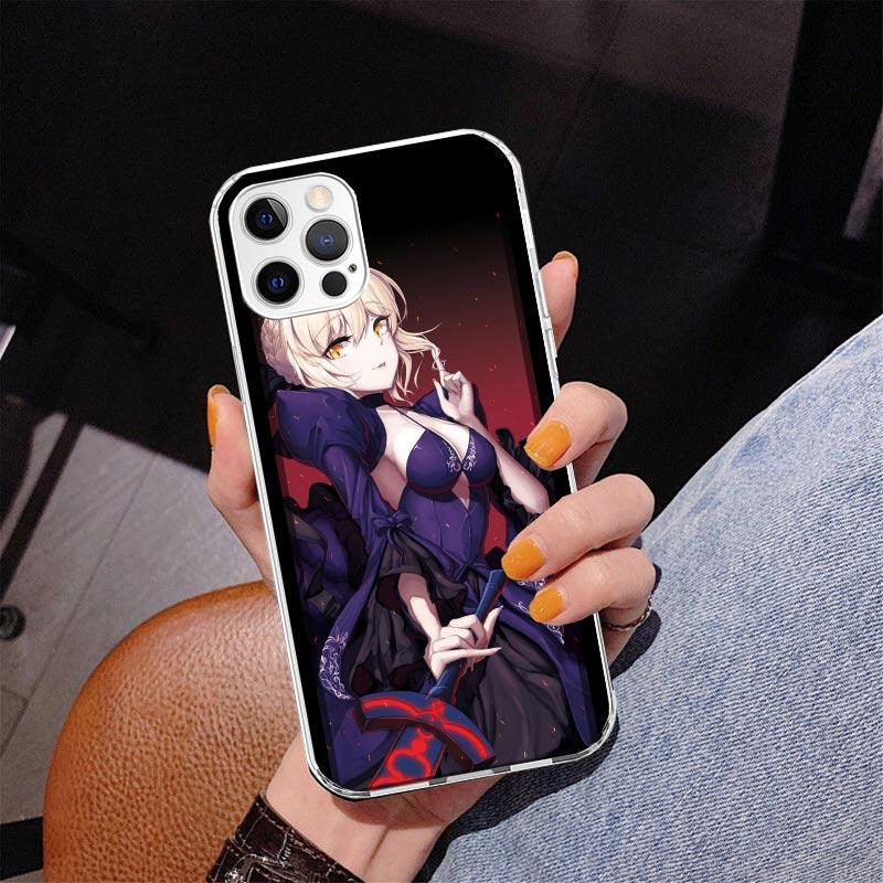 

Fate Zero Stay Night Saber Phnoe Case for Iphone 17 Air 16 11 12 13 Mini 14 Plus 15 Pro Max 7 8E SE 2020 16ProMax Phone Cover Co iPhone 17 Pro Max