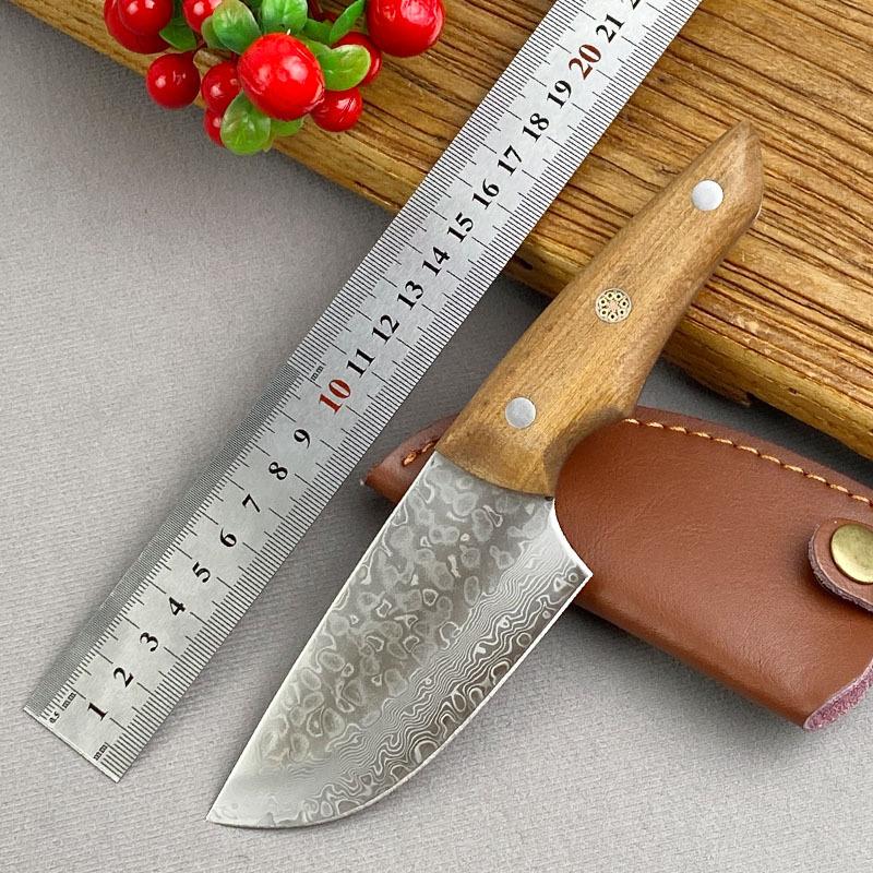 Şam Çeliği Mutfak Et Satırı Şef Bıçağı Balık Bıçağı Suşi Biftek Barbekü Dilimleme Pişirme Yardımcı Bıçağı Aletleri