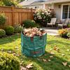 Leaf Bag Collapsible Large Capacity Heavy Duty Leaf Collector with Reinforced Handles Garden Trash Bag for Leaves Twigs