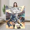 Firefly Blanket Honkai Anime Fuzzy Funny Warm Throw Blanket for Home Winter