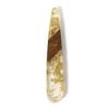 5 PCs Resin & Wood Wood Effect Resin Pendants Multicolor Drop 4.4cm X 0.8cm