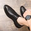 Chaussures en Cuir Chaussures habillées décontractées Chaussures en Cuir Été Britannique Respirant