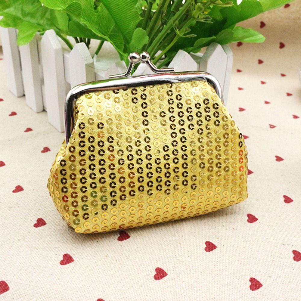Sequin Coin Purse Cosmetics Lipstick Wallet Durable Storage Bag