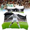 Football Digital Printing Bed Set Single Double King Duvet Pillowcase Cover
