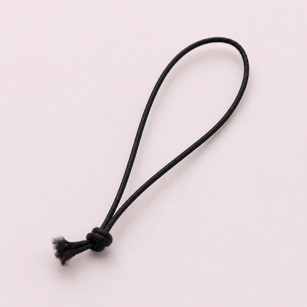 6xFishing Line Phone Strap, HandKnotted Nylon Mobile Lanyard 4.8cm, Uniform Cord for Commuters,