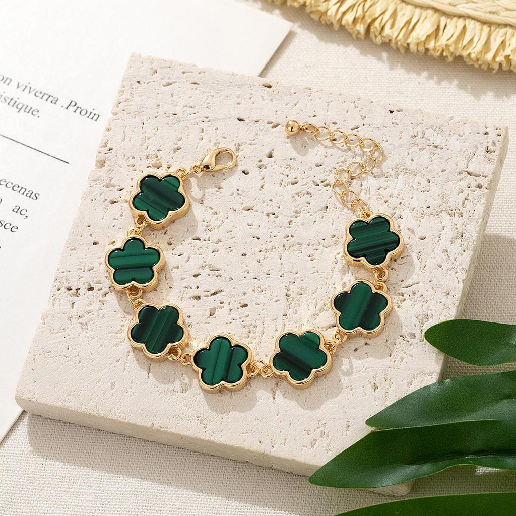 Stylish And Elegant Lucky Five-Petaled Flower Bracelet Female, Five-Leaf Flower