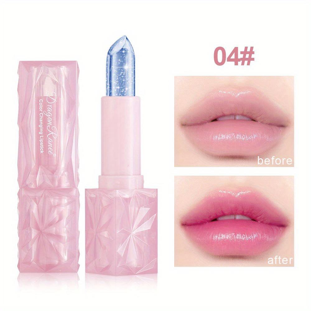 

Diamond Color Change Volumizing Lip Balm Lipstick Dual Moisturizing Moisturizing White Non-blurning pink Lip Bloss