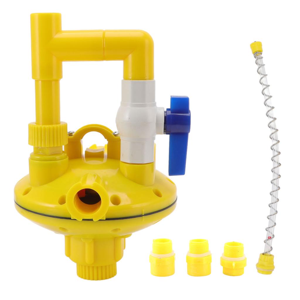 2 Way Recoil Pressure Regulator Automatic Increasing Reducing Valve for Chicken Duck Rabbit G3 4in