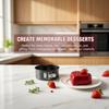 Runde Springform-Kuchenform Antihaftbeschichtet 8 Zoll Abnehmbarer Boden Zum Backen von Käsekuchen Dessert Zu Hause