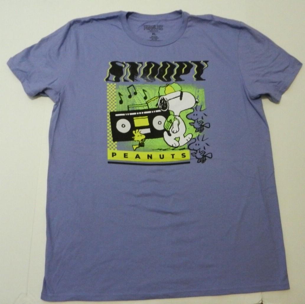 26 Peanuts Snoopy Purple Music Tee Shirt New Unisex T-Shirt L