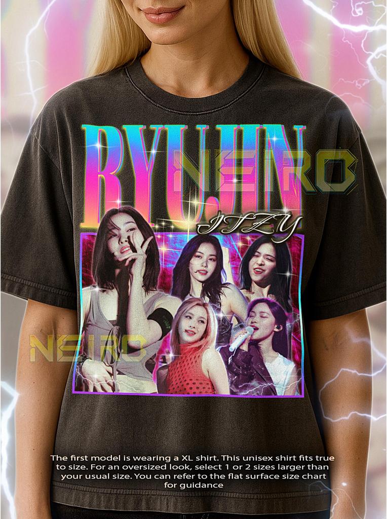 Ryujin Itzy Bootleg Shirt, Vintage Kpop Idol Rapper Performer Star Tee, 90s Retro Throwback T-shirt, Ryujin Itzy Sweater