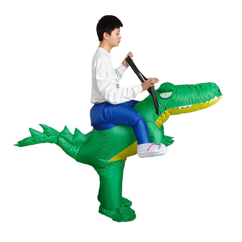 Crocodile Inflatables Ride Crocodile Halloween Funny Props Christmas Party Props