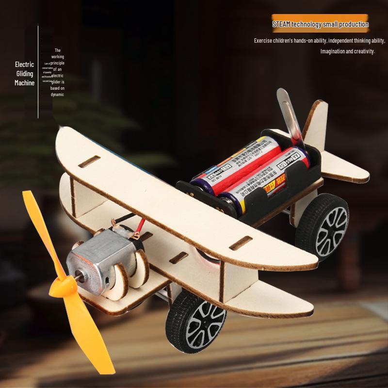 Electric Glider DIY Kit: Science Experiment for Kids' Hands-On Learning