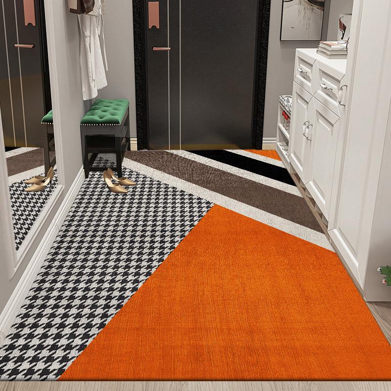 Wycieraczka wejściowa Dywan odporny na brud Sypialnia Łatwy w utrzymaniu Salon Prosta wycieraczka podłogowa