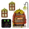 Fairy Window and Door Hangers, Resin, Courtyard Garden, Shining Fairy Window and Door, Tree Hangers, Tree Decoration