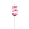 1Pc New 0-9 Number Birthday Candles Extended Big 3D Design Cake Candle Topper Decoration For Birthday Anniversary Celebration