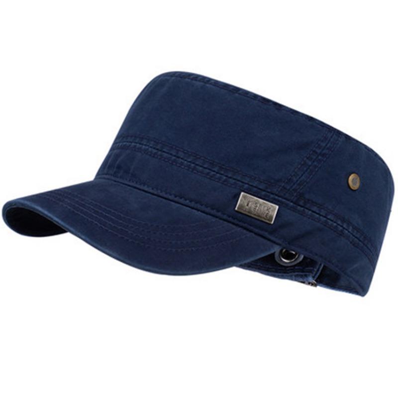 

Hat Men s Tide Summer Flat Hat Medium Men s Hat Spring Visor Duck Tongue Casual New adjustable темно-синий