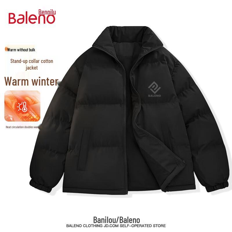 Baleno Men's 2025 Winter Thickened Stand Collar Padded Jacket