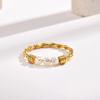 Freshwater Pearl Light Luxury Ring Elegant Finger Ring Simple Pearl Ring  Mother's Day Gift