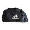 Adidas Large Logo Basic Versatile Polyester Fitness Barrel Bag Unisex Bags Black BS0795