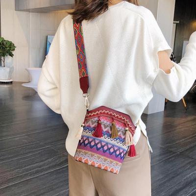 Hippie Bags Women Embroidered Shoulder Elegant Multifunctional Tote Bag for Beach Travel
