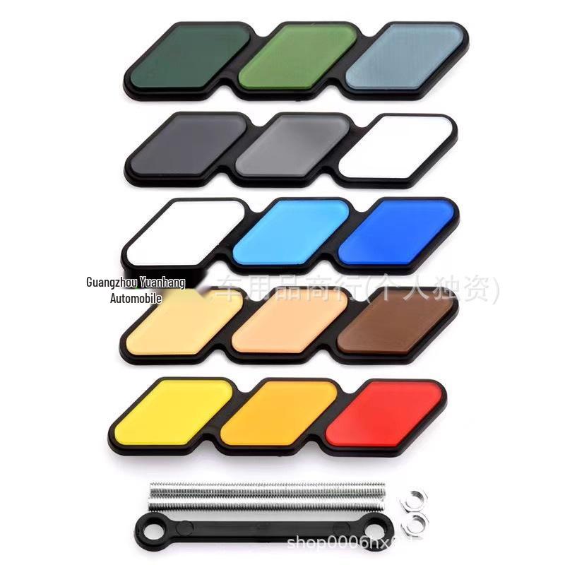 Toyota Tacoma 4Runner Tundra Dreifarbiges Frontgrill-Emblem-Aufkleber