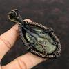 Dragon Bloodstone Pendant Copper Wire Wrapped Pendant Peridot Pendant Gemstone Copper Jewelry Gift For Mother Handmade Pendant Wire Jewelry