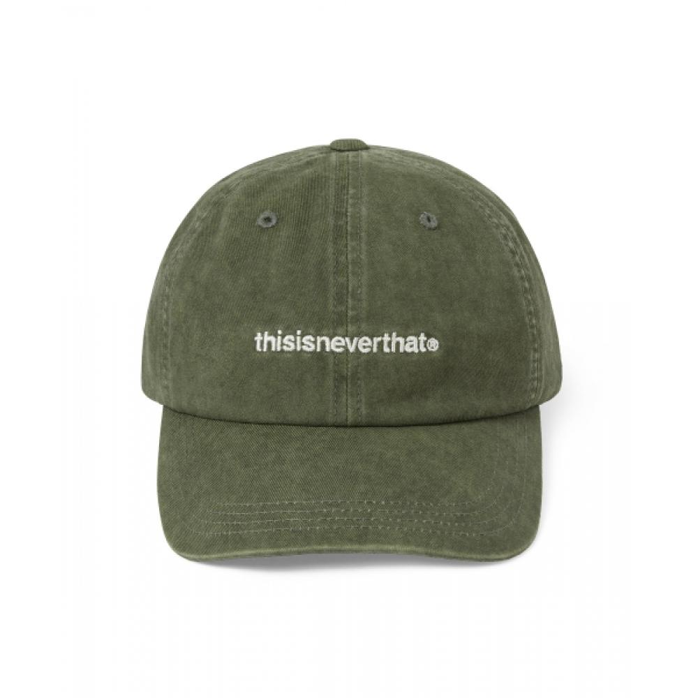 ThisisneverThaT T Logo Cap Washed Khaki