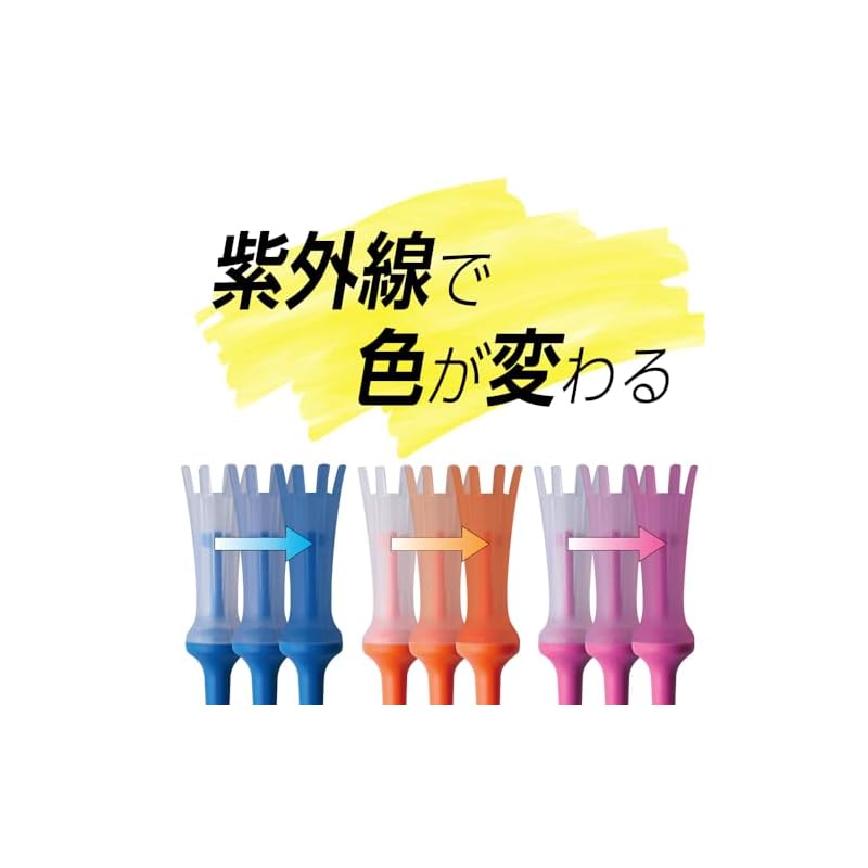 DAIYA GOLF Aero Spark Tee, Long, Clear, TE-718