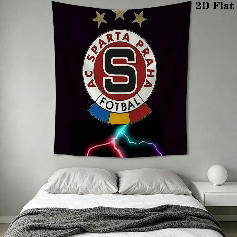 AC Sparta Praha Wall Hanging Printed Fabric Blanket Decorative Tapestries for Bedroom Living Room Home Decor