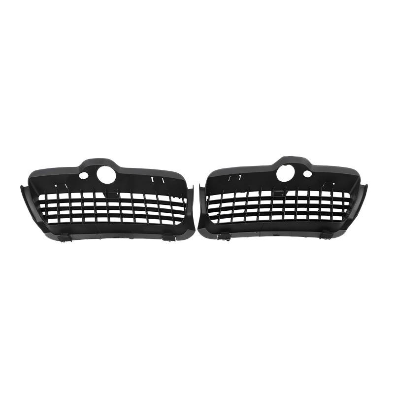1Pair Car Front Bumper Fog Lights Grille Cover Fit for Golf MK3 Rabbit 1994 1995 1996 1H6853665A 1H6853666 (black)