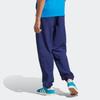 Adidas Originals Blue Version Series Solid Color Drawstring High Waist Cuffed Sweatpants Men Bottoms Night-Purple IA2490