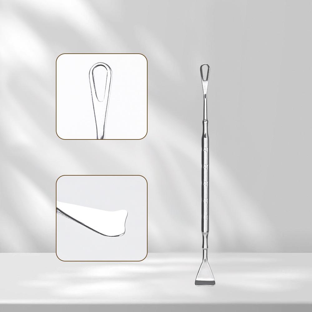 Stainless Steel Blackhead & Pimple Extractor Tool for Acne Treatment & Beauty Salons Stainless steel blackhead spatula