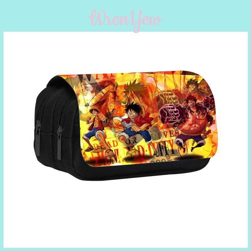 One Piece Collectors Edition Pencil Organizer With Durable Nylon For School And Office Use