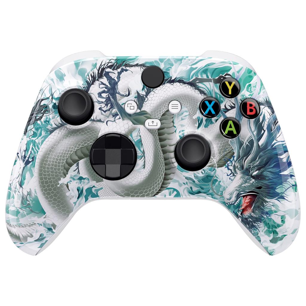 Custom Front Housing Shell for Xbox Series Featuring an Animal Print Cover Faceplate for Xbox Series and Xbox Core Not eXtremeRate's X/S, Soft-touch