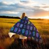 Colorful Cat Print Flannel Blanket, Soft and Warm Throw for Napping, Sofa Camping & Travel – Versatile Gift for All Seasons