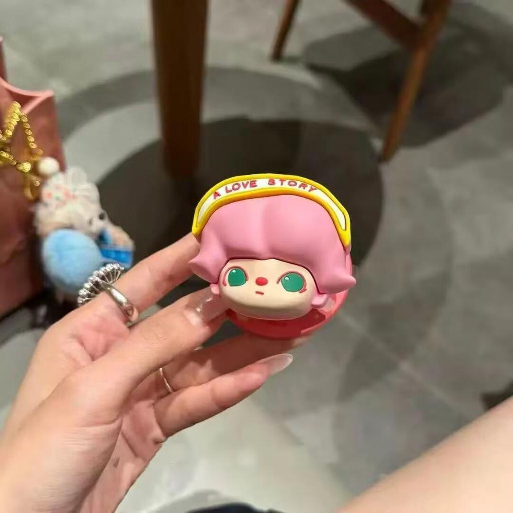 3D Silicone Cartoon Crying Star Mobile Phone Stand & Retractable Airbag Holder
