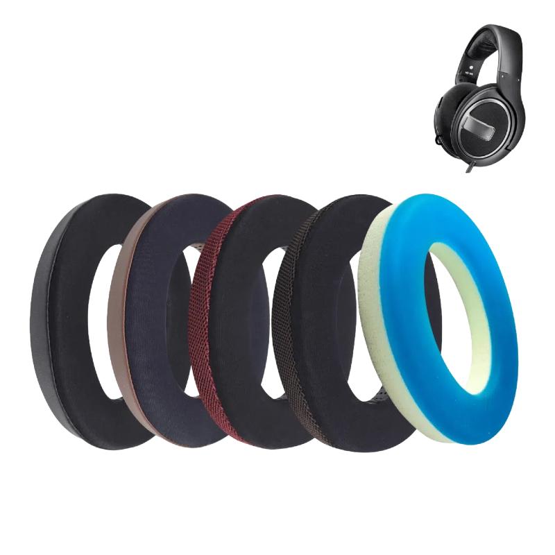YAYINCC 1 Pair Replacement Foam Ice gel /lambskin Ear Pads Pillow Cushion Cover For Sennheiser HD598 HD599 PC350 Headphone