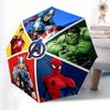 Disney Avengers,Superheroes,Comics Manual Opening and Closing Umbrella, 8-Rib Reinforced Folding Design, Lightweight