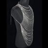 Fashion Luxurious Men Women's Body Chain Underwear With Rhinestone Banquet Stage Performance Party Clothing Jewelry Accessories